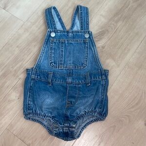 Old Navy Printed Overall Baby Romper